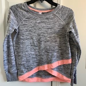 Girls grey sweater